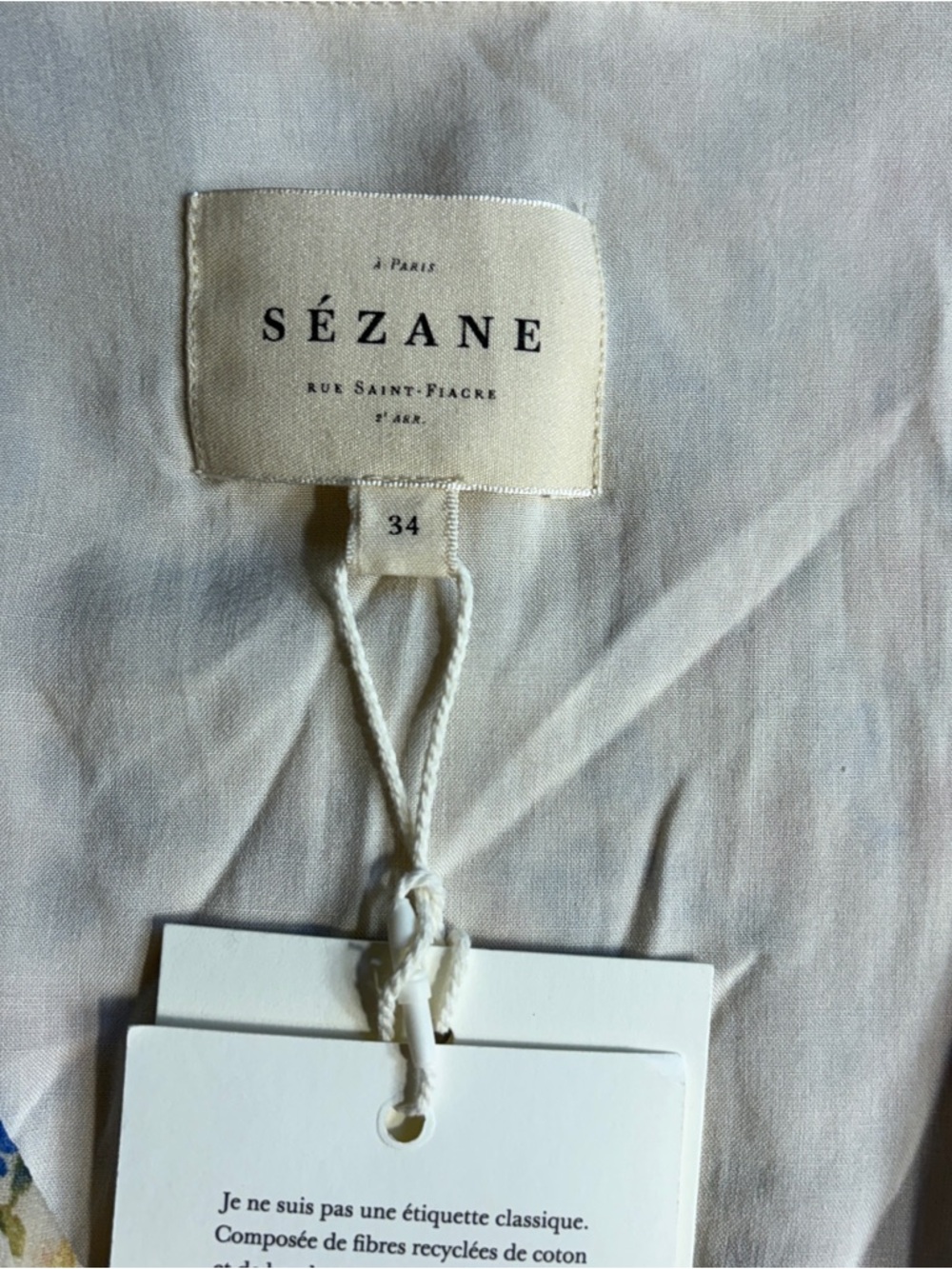 Sezane NWT Barbara Faux Wrap Dress in Garden Floral - Picture 4 of 12